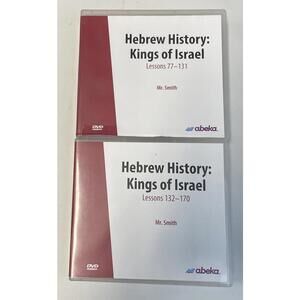Abeka DVD Disc Limited Set Mr Smith Hebrew History Kings 77-170 Home Learning